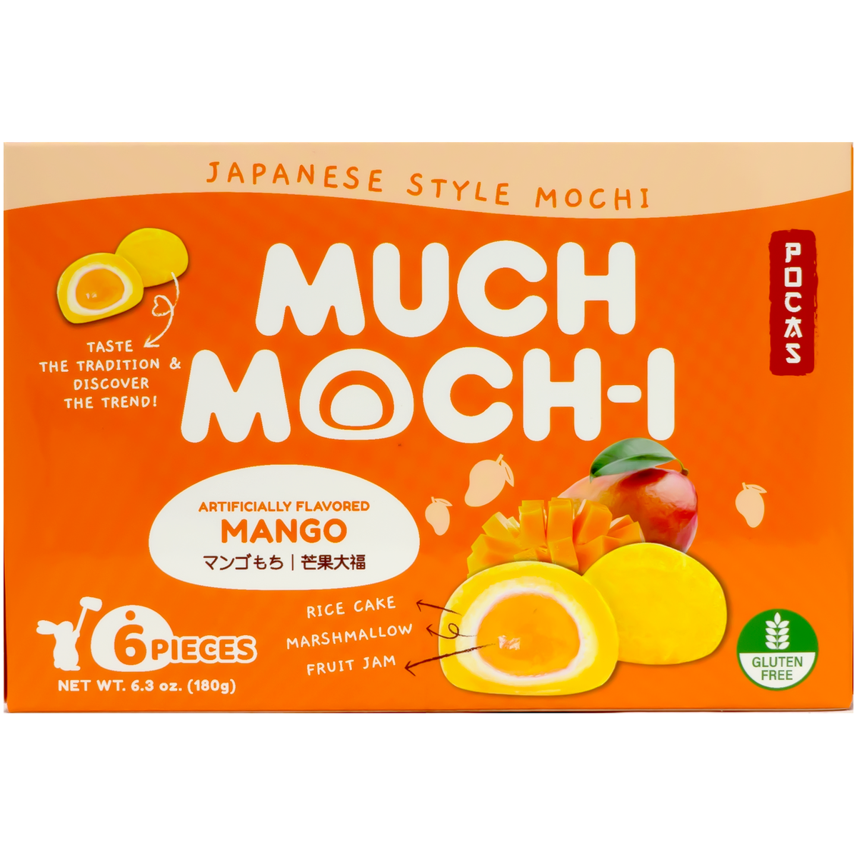 Pocas Much Mochi Mango Flavor 180g