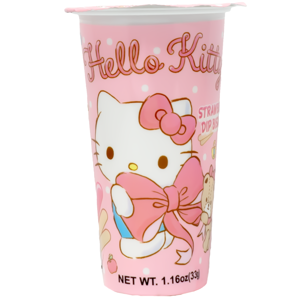 Hello Kitty Strawberry Dip Biscuit 33g