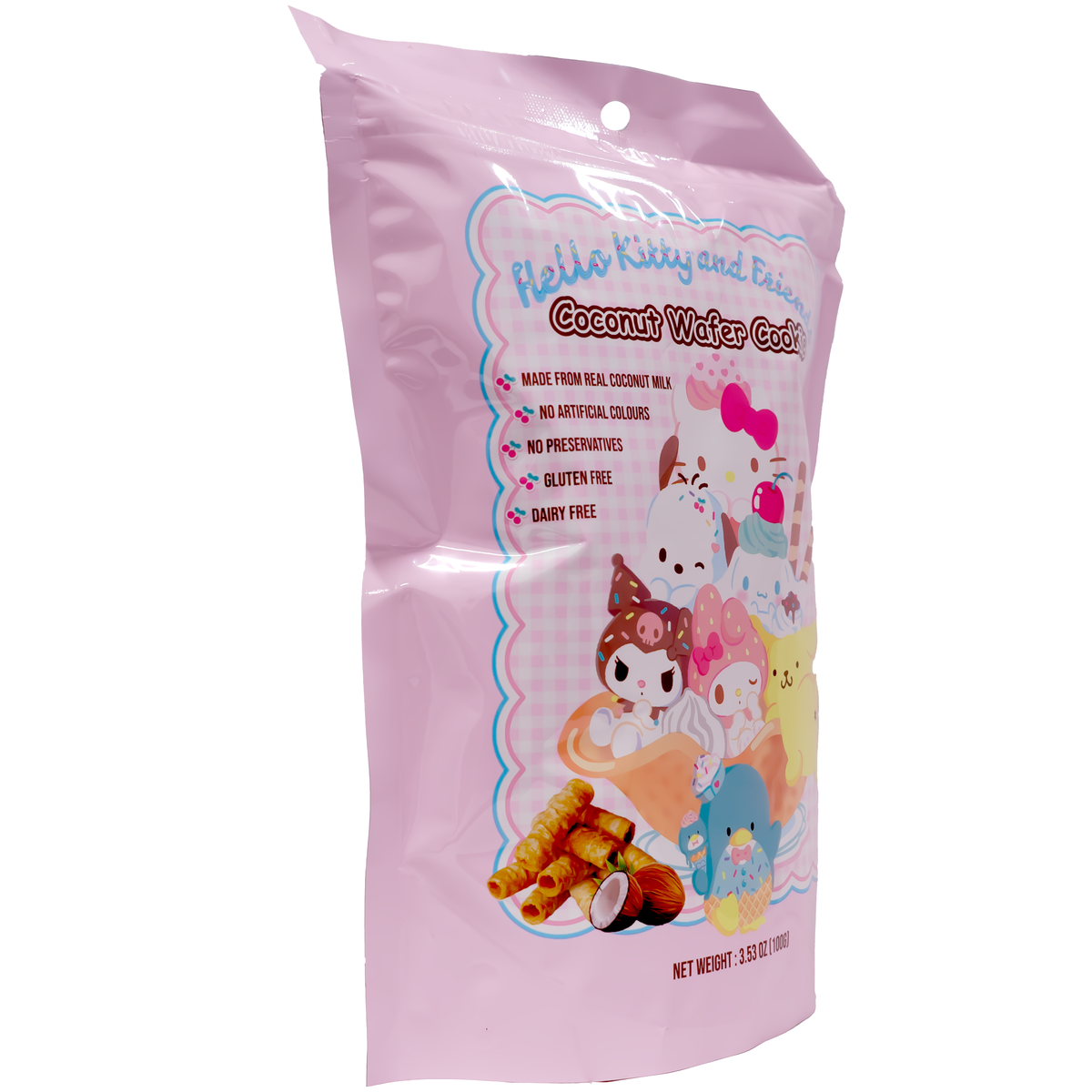 Hello Kitty Wafer Coconut Flavor 100g