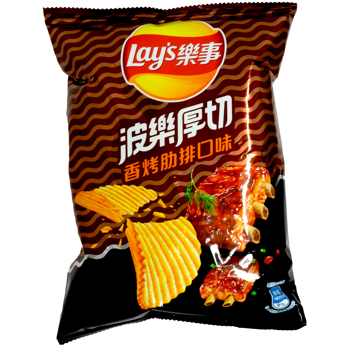 Lay&#39;s Potato Chips Thick Cut Barbecue Spare Ribs Flavor 59.5g