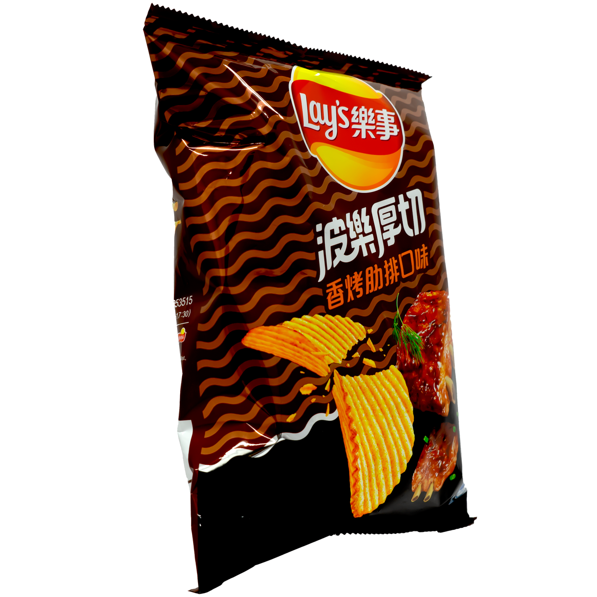 Lay&#39;s Potato Chips Thick Cut Barbecue Spare Ribs Flavor 59.5g