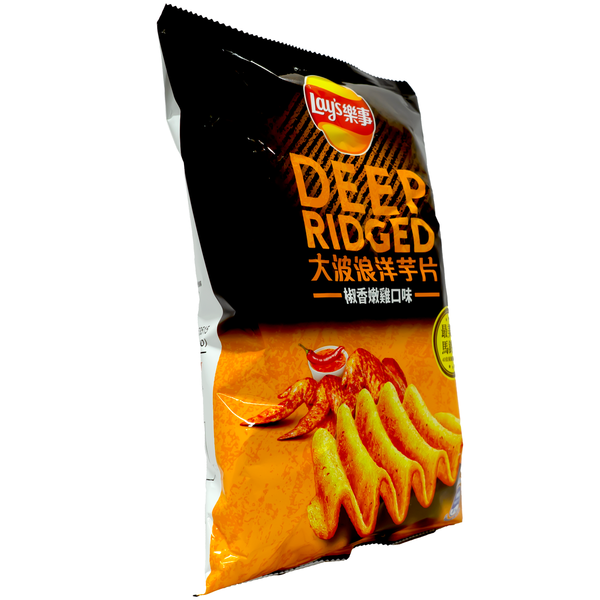 Lay&#39;s Potato Chips Deep Ridged Spicy Tender Chicken Flavor 54g