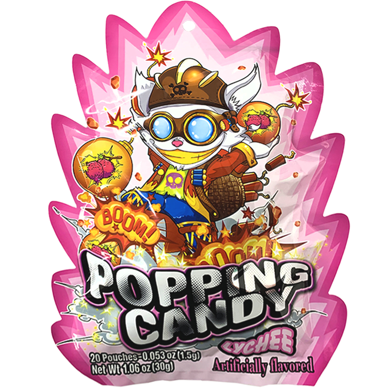 Front of Popping candy lychee flavor