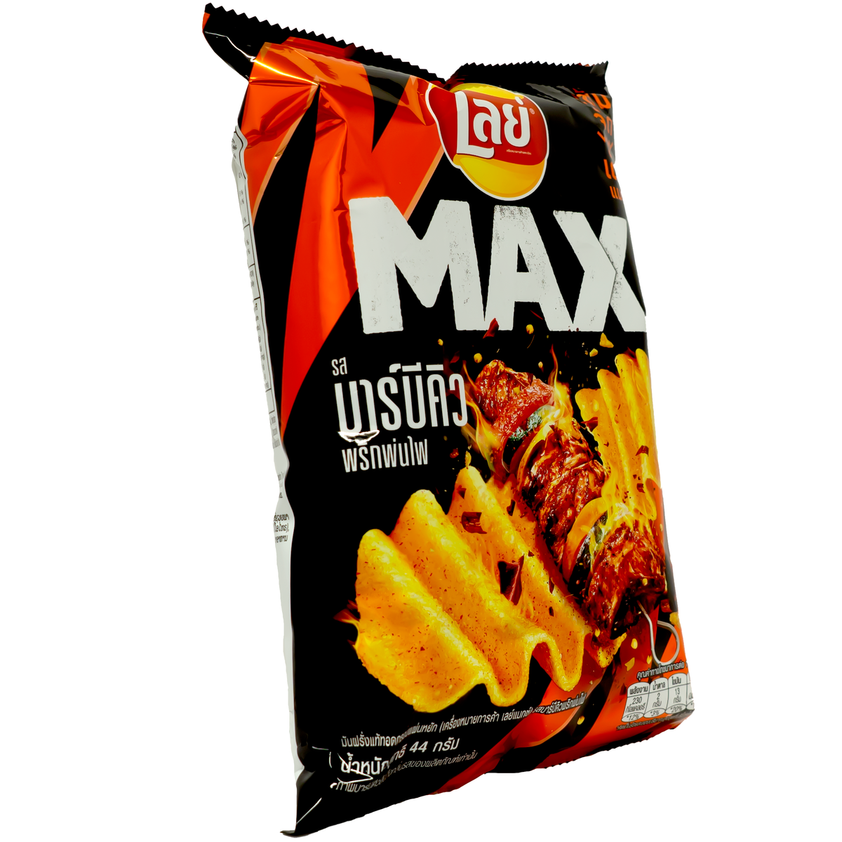 Lay&#39;s Potato Chips BBQ Prik Pon Fai Flavor 44g