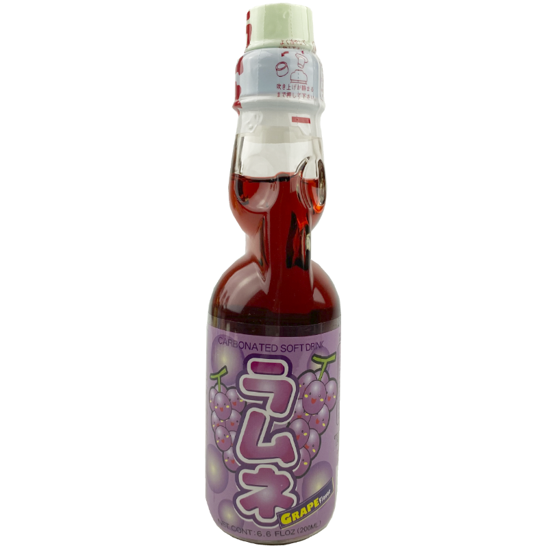 Asian Food Grocer Grape Ramune 200ml - Purple