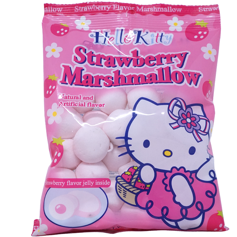 Hello Kitty Marshmallow Strawberry Flavor 90g