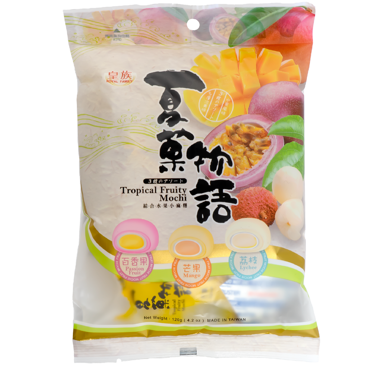 Royal Family Tropical Fruity Mochi 120g