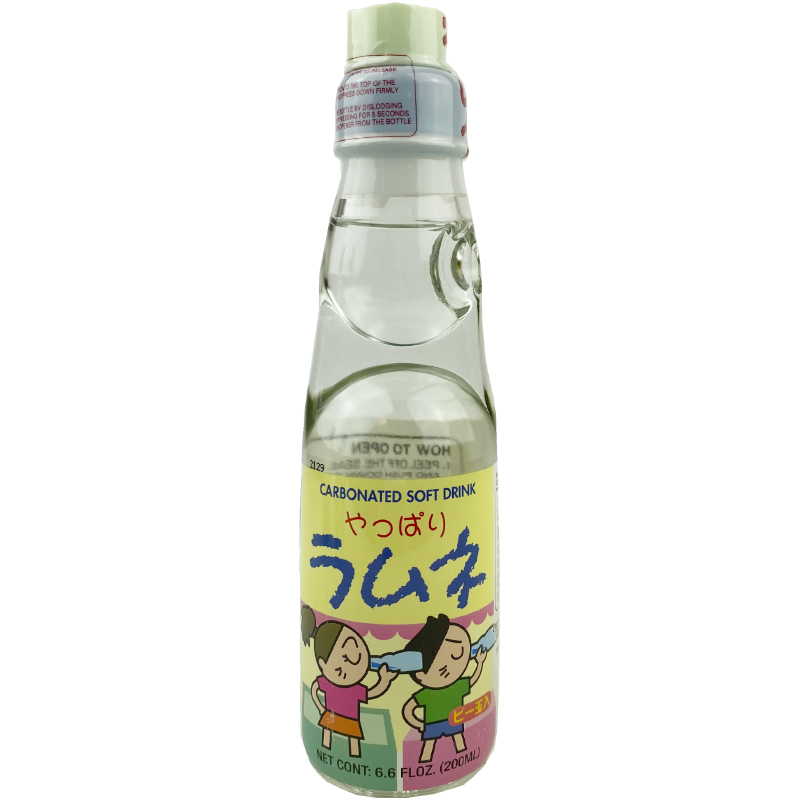 Front view of bottle. The bottle features a charming design with playful illustrations of children enjoying the drink. The bright and cheerful colors are sure to catch your eye and evoke a sense of fun and nostalgia.