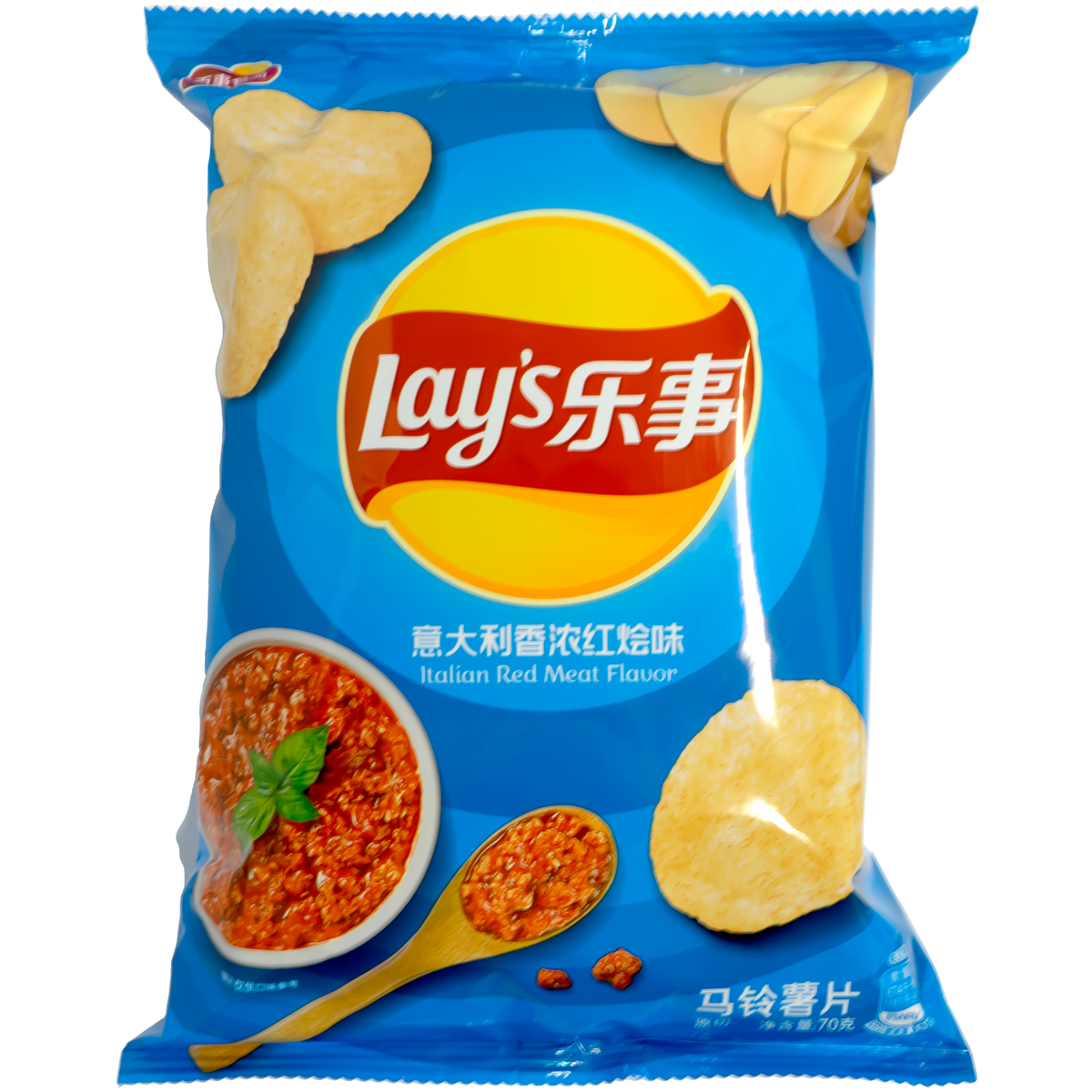 Lay&#39;s Potato Chips Italian Red Meat Flavor 70g