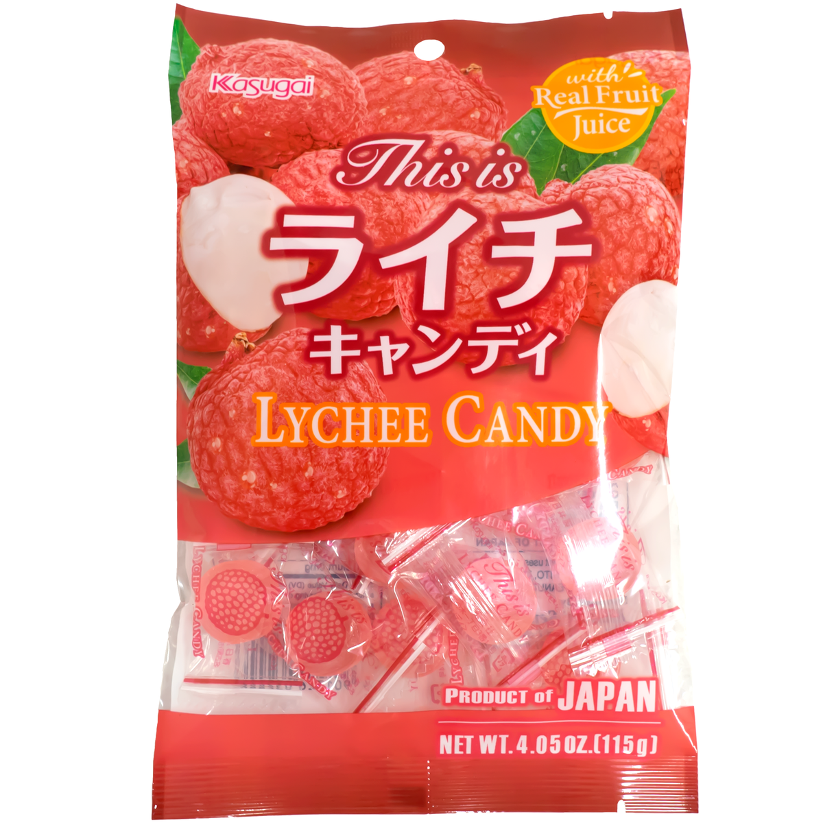 Kasugai Lychee Candy 115g