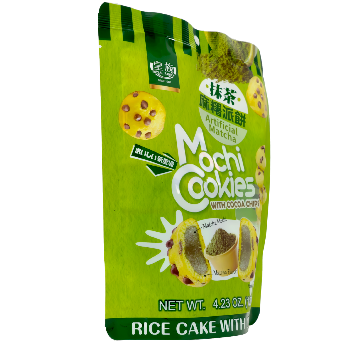 Royal Family Mochi Cookies Matcha Flavor 120g