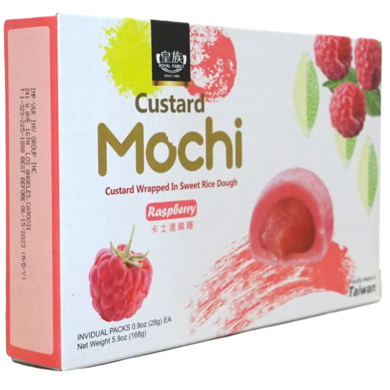 Royal Family Custard Mochi Raspberry Flavor 168g