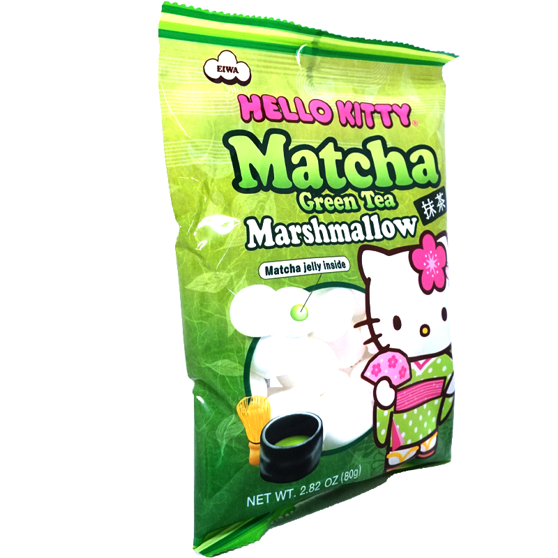 Hello Kitty Marshmallow Matcha Green Tea Flavor 80g